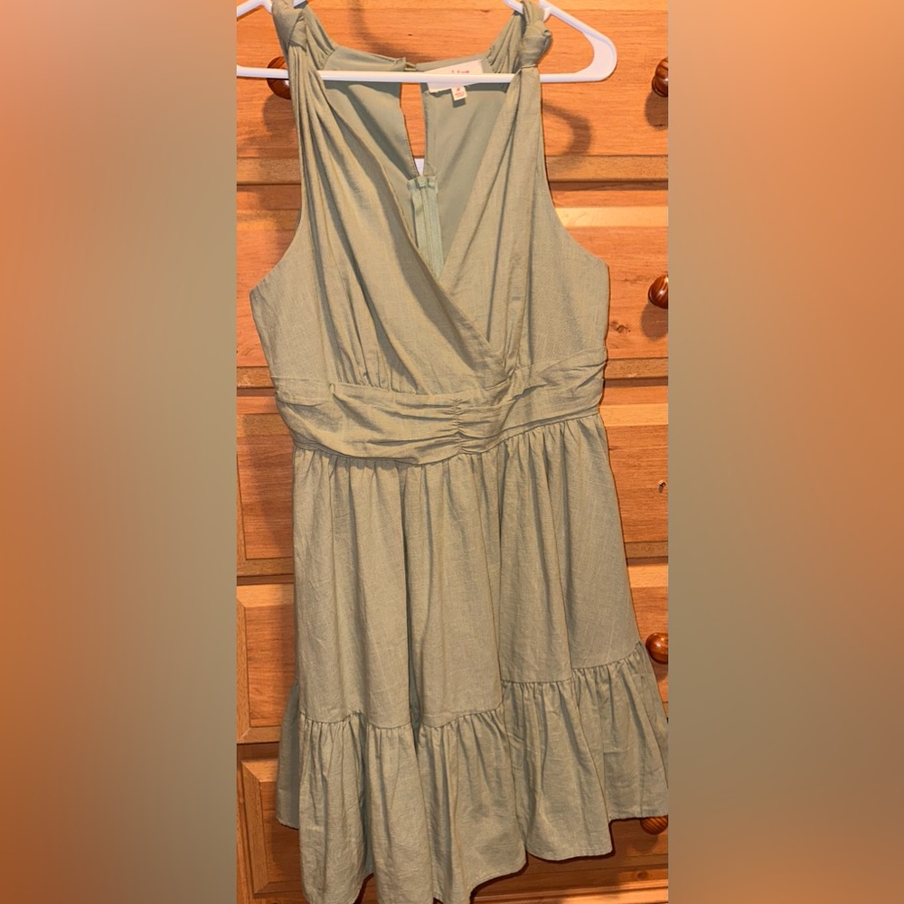 Apricot Lane Green Dress